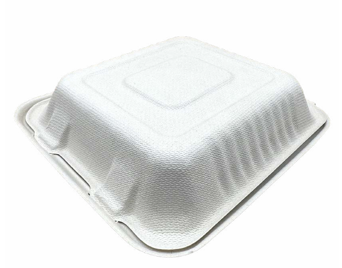 Caja compostable 8x8 paquete 50 unidades