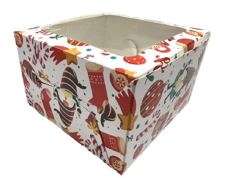 Caja "Duende" para 4 cupcakes (paquete de 20u)