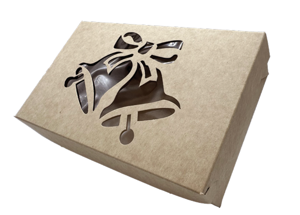 Campanas navideñas troqueladas (paquete de 10u)