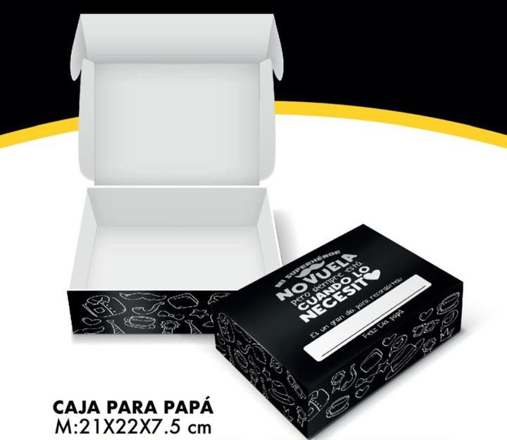 Caja día del padre "Mi superhéroe no vuela"